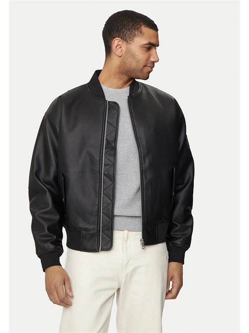 faux leather bomber CALVIN KLEIN JEANS | J30J325601BEH